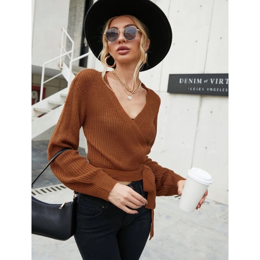 wrap cardigan - Picture 4 of 6